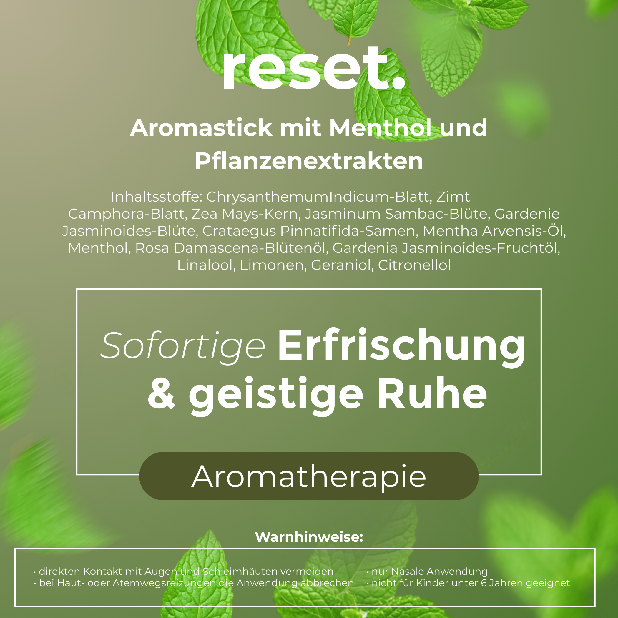 Thailändischer Inhalierstift